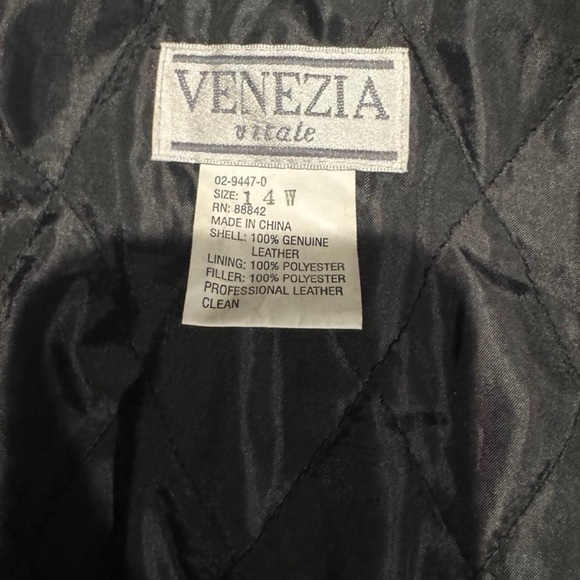 Venezia Black Trench Coat Double-Breasted Wide Lapels - Picture 3 of 6
